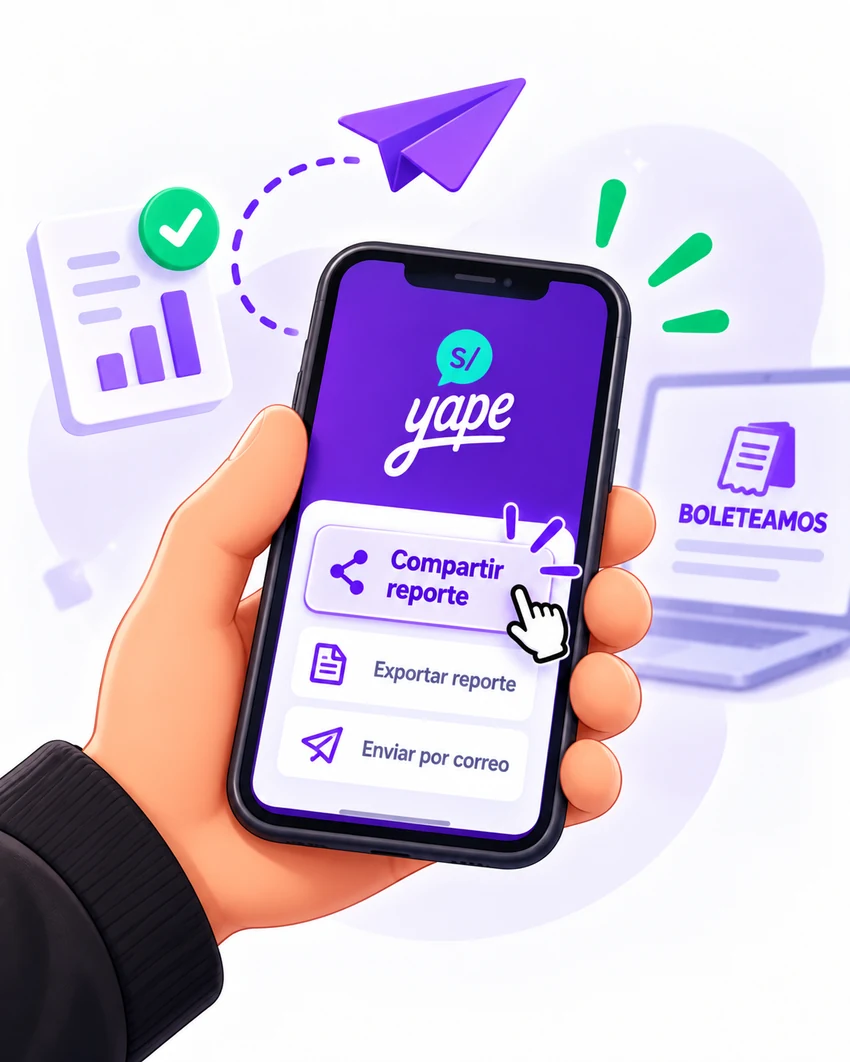 Enviar reporte de Yape en un clic